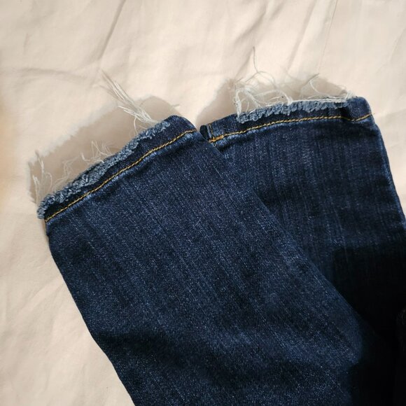 Judy Blue Womens Distressed Skinny Jeans Size 5/27 Dark Wash Denim - Picture 7 of 7